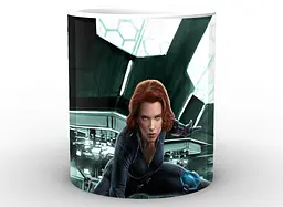 Кружка GeekLand Чорна вдова Black Widow Чорна Вдова напоготові BW.02.005 - мініатюра 2