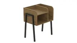 Тумба модульна Ferrum-decor Амелі 540x450x320 метал Чорний ДСП Дуб Артізан 16 мм (FRD-103009)