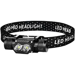 Ліхтар налобний акумуляторний X-Balog SY-5842 ліхтарик на голову Type-C 18650 2LED