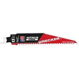 Полотно для сабельных пил WRECKER CARBIDE NITRUS MILWAUKEE, 150х4,2мм, (мультиматериал)