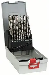 Набір свердел по металу Professional HSS-G ProBox 1-13мм кейс 25шт Bosch hoz0013334