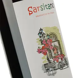 Вино Sarsitano Vino Rosso Secco, червоне, сухе, 0,75 л - мініатюра 3