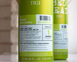 Набір для зміцнення волосся TIGI Bed Head Re-Energize шампунь і кондиціонер по 750 мл - мініатюра 4