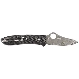 Ніж Spyderco SpyOpera Carbon Fiber Damasteel Thor - мініатюра 2