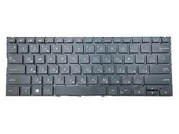 Клавіатура для ASUS ZenBook UX433, UX433FA, UX433FAC, UX433FN, UX433FQ (UA Black без рамки з підсвічуванням). Оригінал - мініатюра 3
