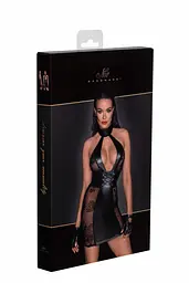 Сукня Noir Handmade F238 Short tulle dress with powerwetlook inserts, M - мініатюра 6