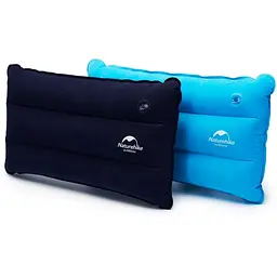 Подушка надувна Naturehike Square Inflatable NH18F018-Z темно-блакитна - мініатюра 4