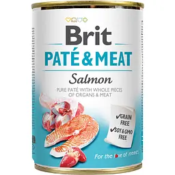 Вологий корм для собак Brit Pate & Meat Salmon лосось 400 г