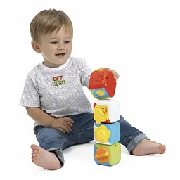 Іграшка розвиваюча Chicco Мультисенсорні кубики Монтессорі 2 в 1 (11857.00) - мініатюра 6