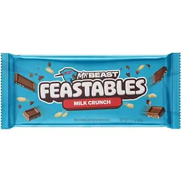 Шоколад молочний Feastables Milk Crunch повітряний рис 60 г (982061) - мініатюра 2