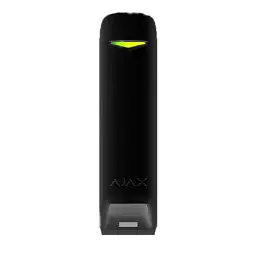 Бездротовий датчик руху з вузьким кутом огляду Ajax MotionProtect Curtain, Black, до 6-12 м, 1xCR123A, 134x44x54 мм, 118 г - мініатюра 1