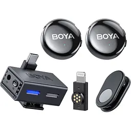 Мікрофонна радіосистема Boya BOYALINK 3-03 USB-C/Lightning [153342] - мініатюра 1