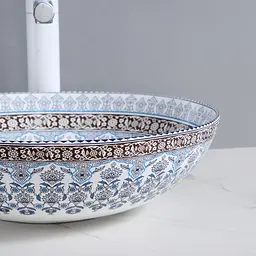 Умивальник Rea Arte blue накладний REA-U0267, Чорний - мініатюра 6