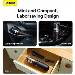 Автомобільний пилосос Baseus A2 Pro Car Vacuum Cleaner 80 Вт 6000 Па акумуляторний Чорний - мініатюра 7