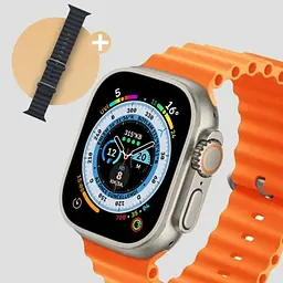 Розумний смарт-годинник Smart Watch 8 Ultra спортивний з мікрофоном тонометром IP67 Aluminium 49mm - мініатюра 2