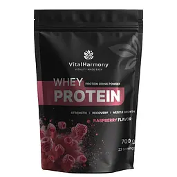 Сироватковий протеїн VitalHarmony Whey Protein, 700 грам - Малина