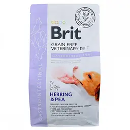Сухий корм Brit GF VetDiets Dog Gastrointestinal 2 кг для собак при порушеннях травлення (оселедець, лосось) - мініатюра 3