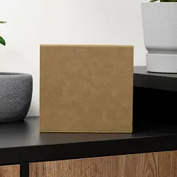 Шкіряний набір із флягою Whiskey Stones у коричневому кольорі та подарунковій коробці з ложементом - мініатюра 9
