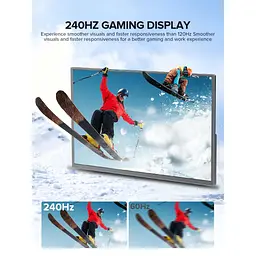 Портативний монітор UPERFECT 24.5" FHD 240Hz [171120] - мініатюра 3