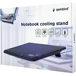 Підставка для ноутбука Gembird NBS-2F15-01 чорна - мініатюра 5