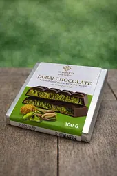 Дубайський шоколад (Катаїфі, фісташка), 100 г 100 г FruNut - мініатюра 2