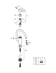 Змішувач для кухні Grohe EuroSmart одноважільний Хром 30412 - мініатюра 10