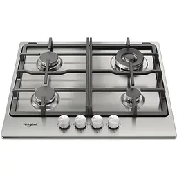 Варильна поверхня газова Whirlpool TKRL661IXEU 60 см чугун