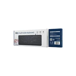 Клавіатура Gembird Slim Multimedia USB Black (KB-MCH-05-CYRL) - мініатюра 6