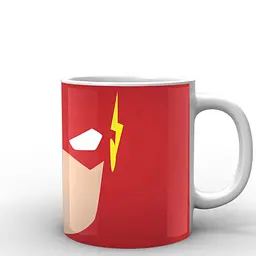 Кухоль GeekLand Флеш Flash мінімалізм FS.02.003 330 мл білий - мініатюра 3