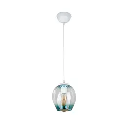 Світильник підвісний Levistella 756PR0231F-1 WH+BL, E27, 40W, метал + скло, сучасний стиль для дому