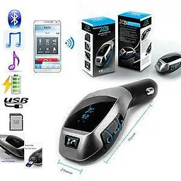 Автомобільний FM Модулятор трансмітер для авто з Bluetooth MP3 AUX передавач UKC X5 - мініатюра 4