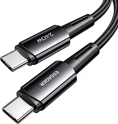 Кабель Essager Sunset Type C to Type C 240W Data cable 2 м Dark Grey (EXCTT3-CGA0G-P) - мініатюра 2