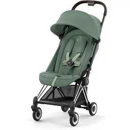 Коляска Cybex Coya Chrome Dark Brown Leaf Green  (522004425) - мініатюра 2