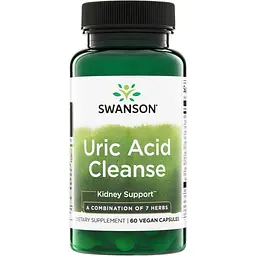 Рослинний комплекс Swanson Uric Acid Cleanse, 60 вегакапсул