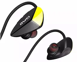 Бездротові навушники Awei Bluetooth A887BL, IPX4, BT4.2, 100mAh, 5h, black - мініатюра 4