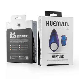 Віброкільце Hueman Neptune Vibrating Cock Ring 10.7 см фіолетовий - мініатюра 9