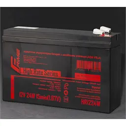 Акумуляторна батарея для ДБЖ Frime AGM 12 V / 6.5 А*ч (HR1224W) - мініатюра 2