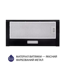 Витяжка телескопічна Minola HTLS 6234 BL 700 LED GLASS - мініатюра 2