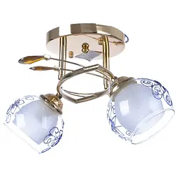 Люстра стельова Brille класична E14 40W G (LK-385C/2)