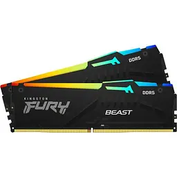Модуль пам'яті для комп'ютера DDR5 32GB (2x16GB) 6000 MHz Beast RGB EXPO Kingston Fury (ex.HyperX) (KF560C30BBEAK2-32) - мініатюра 10