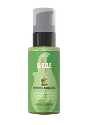 Масажний гель Sensuva Sizzle Lips Caramel Apple Зігрівальний, 59 мл