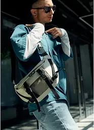 Чоловіча поясна сумка бананка Sambag 38х21 см sum0022764
