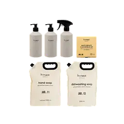 Набір рефілів з алюмінієвими пляшками Honest products
