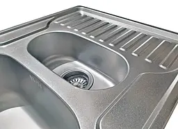 Кухонна мийка Romzha Petrika 1.5C Textura RO49670, Сірий - мініатюра 6