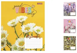 
Зошити учнівські 60 аркушів лінія 1B Vibes, 10 шт. в упаковці