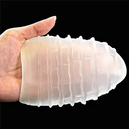 Мастурбатор-яйце Lovetoy Giant Egg Grind Ripples Edition з рельєфом, 12 см (фіолетовий) - мініатюра 2