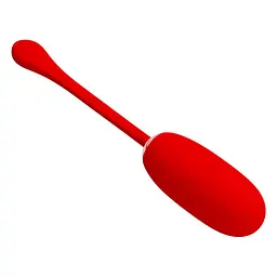 Віброяйце Pretty Love Kirk Super Soft Silicone 19,7 см (червоний) - мініатюра 14