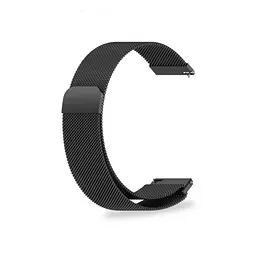Металевий ремінець Watchbands Milanese Loop Samsung Galaxy Watch 4 Classic 46mm - чорний ширина кріплення 20мм (WB00S4MMILANESE2446) - мініатюра 3