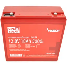 Акумулятор Merlion LiFePO4 12.8V 18AH (LFP12.8-18US)