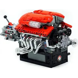 Конструктор Mould King Mking Двигун і коробка передач Supercar V12 (10226) [161059] - мініатюра 2